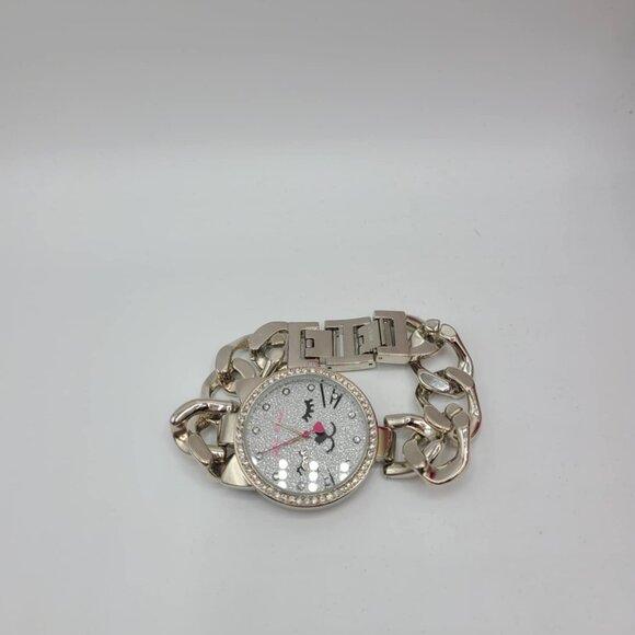 Betsey Johnson Cat Bracelet Watch Crystal Bezel NEW!  ! Working!  New Battery! - Picture 9 of 9